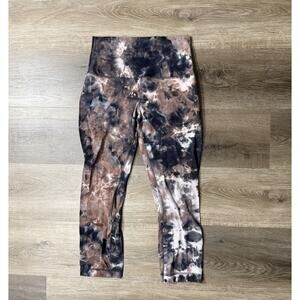 Lululemon Leggings Womens 6 Diamond Dye Align High Rise Crop Marble